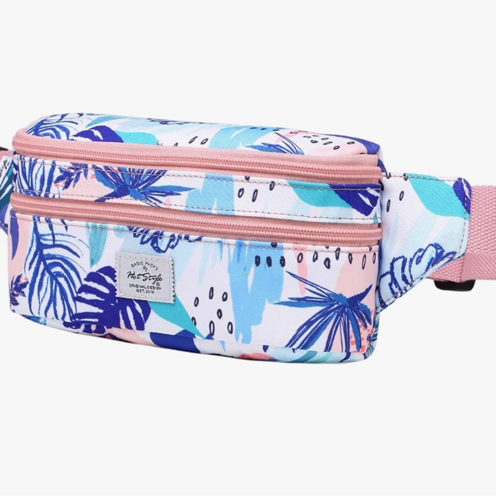 Floral Fanny Pack with Adjustable Strap